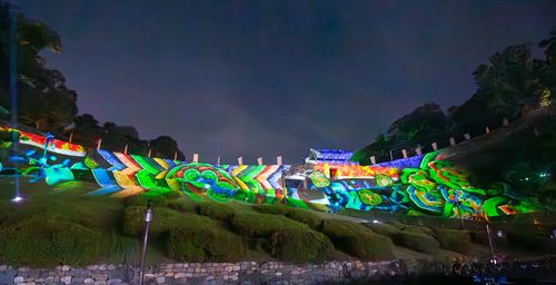 지난해 10월 공주 공산성서 펼쳐진 미디어 파사드[공주시 제공. 재판매 및 DB 금지]