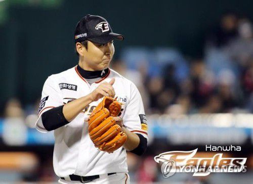 플레잉 코치 정우람[한화 이글스 제공. 재판매 및 DB금지]