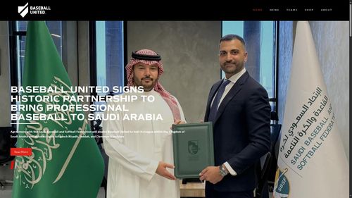 '세계 스포츠 큰손' 사우디, 프로야구 생긴다5일(현지시간) 중동·남아시아 프로야구 리그인 '베이스볼 유나이티드'가 사우디 야구·소프트볼 연맹(SBSF)과 사우디에 프로야구 구단 3곳을 창설하는 합의서에 서명했다. 2024.3.6 [베이스볼 유나이티드 홈페이지 캡처. 재판매 및 DB 금지]