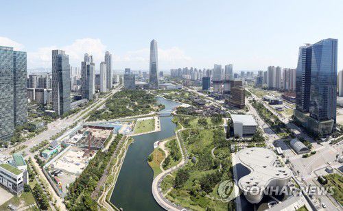 인천 송도국제도시 전경[연합뉴스 자료사진]