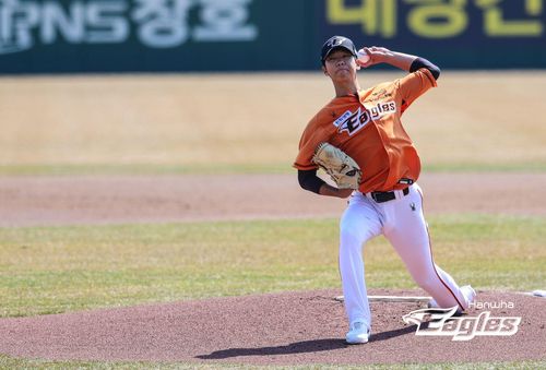 첫 시범경기에서 호투한 한화 황준서[한화 이글스 제공. 재판매 및 DB 금지]