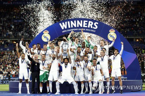 2021-2022시즌 UCL 우승팀 레알 마드리드[EPA=연합뉴스]