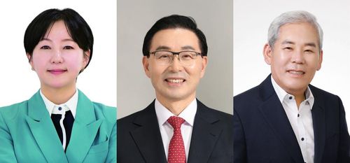 민주 제윤경·국힘 서천호·무소속 최상화 후보(기호순)[선관위 제공. 재판매 및 DB 금지]