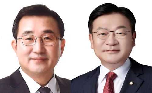 더불어민주당 강석주·국민의힘 정점식 후보(기호순)[선관위 제공. 재판매 및 DB 금지]