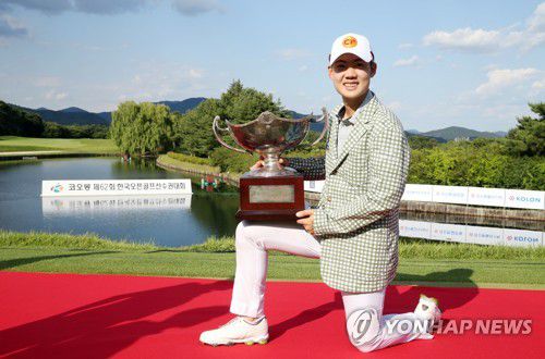 2019년 한국오픈 우승 당시의 쩬와타나논.[KPGA 제공. 재판매 및 DB 금지]