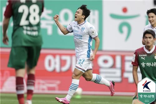 포항에 역전승 안긴 정재희[한국프로축구연맹 제공. 재판매 및 DB 금지]