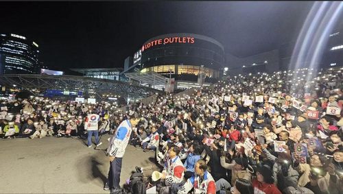 자유통일당 마지막 유세[자유통일당 제공]