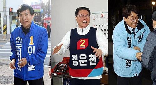 제22대 총선의 전주을 후보자들[연합뉴스 자료사진]