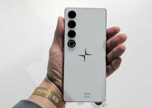 폴스타 폰 실물을 손에 쥔 모습[촬영 임성호]