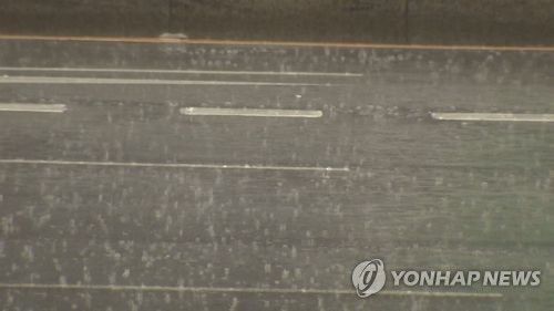 빗길 ※ 기사와 직접 관련 없는 자료사진입니다.[연합뉴스TV 캡처]