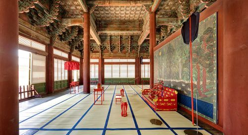 경복궁 사정전 내부 [문화재청 제공. 재판매 및 DB 금지]