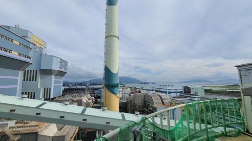 국내 화력발전소 실증 현장에서 측정중인 장비[한국기계연구원 제공. 재판매 및 DB 금지]