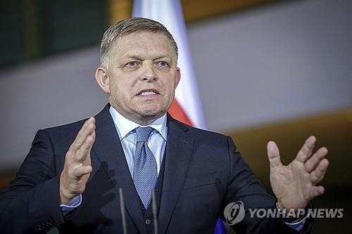 로베르트 피초 슬로바키아 총리[AP 연합뉴스 자료사진. 재판매 및 DB 금지]