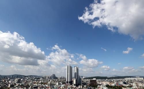 청주 하늘[연합뉴스 자료사진]