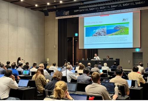 3GPP SA 작업반 국제회의 전경 (제주 신화월드)[TTA 제공. 재판매 및 DB 금지]