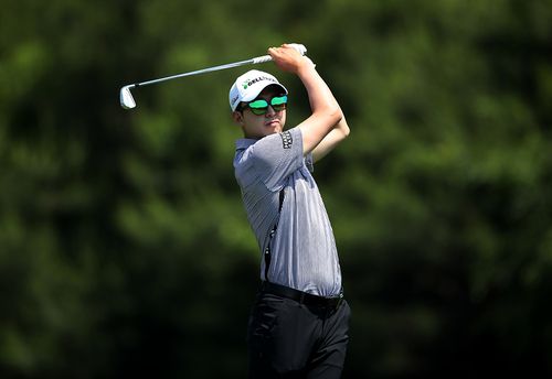 안준형의 아이언샷.[KPGA 제공. 재판매 및 DB 금지]