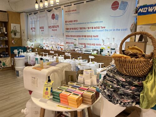 제로 웨이스트 상점 '알맹상점'[촬영 김정진]