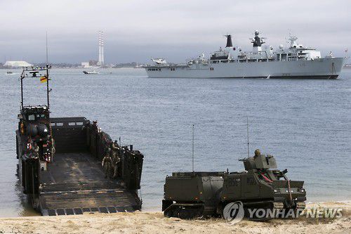 미군이 참여한 유럽 내 나토 훈련[EPA 연합뉴스 자료사진. 재판매 및 DB 금지]