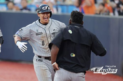 솔로홈런을 날린 노시환[한화 이글스 제공. 재판매 및 DB 금지]