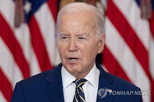 대선 전 '가자지구 수렁' 탈출 바라는 바이든[EPA 연합뉴스 자료사진. 재판매 및 DB 금지]