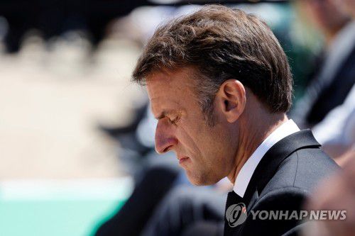 마크롱 프랑스 대통령[로이터=연합뉴스 자료사진]