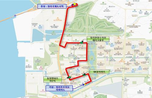 N81 심야버스 노선도[인천시 제공. 재판매 및 DB 금지]