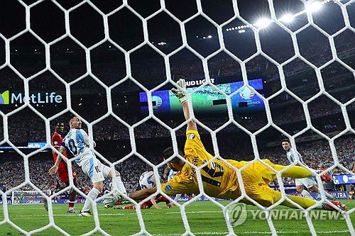 메시의 골 장면[AFP=연합뉴스]