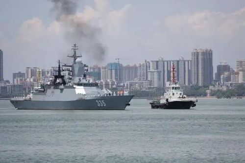 중국 군항에 들어오는 러시아 군함[중국청년망 캡처. 재판매 및 DB금지]