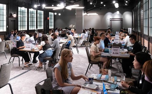 'K-스토리&코믹스 인 아메리카' 기업 간 상담 행사 현장[한국콘텐츠진흥원 제공. 재판매 및 DB 금지]