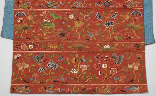 복온공주가(家) 홍장삼의 자수 지난해 열린 '활옷 만개(滿開)' 특별전 도록 [국립고궁박물관 제공. 재판매 및 DB 금지]