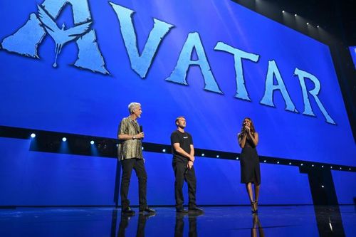 '아바타 3' 소개하는 제임스 캐머런 감독과 주연배우들[월트디즈니컴퍼니(The Walt Disney Company) 제공. 재판매 및 DB 금지]