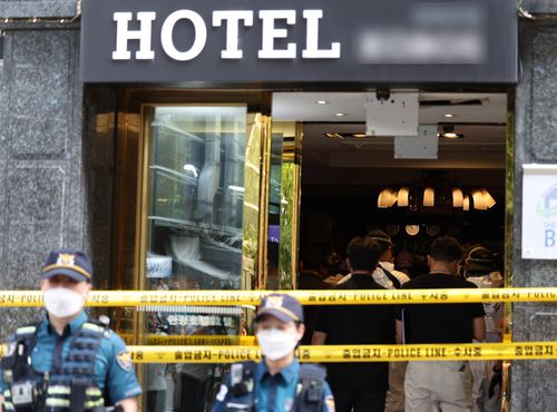 부천 호텔 화재 합동 감식[촬영 김상연]