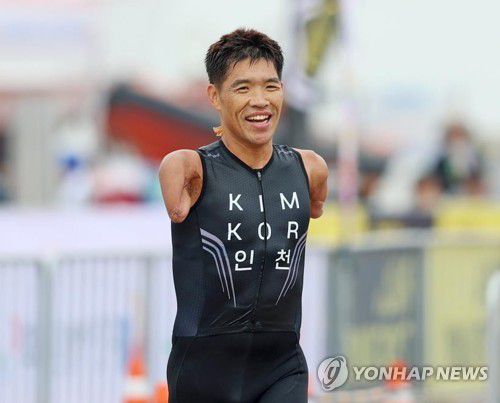 장애인 트라이애슬론 국가대표 김황태[대한장애인체육회 제공. 재배포 및 DB 금지]