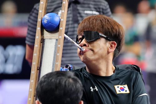 경기 펼치는 정호원[대한장애인체육회 제공. 재배포 및 DB금지]