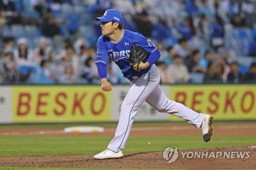 베테랑 우완 불펜 투수 임창민[삼성 라이온즈 제공. 재판매 및 DB 금지]