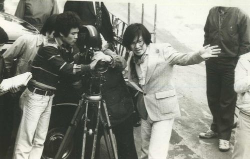 젊은 시절 촬영 현장에서의 이장호 감독[한국영화데이터베이스 제공. 재판매 및 DB 금지]