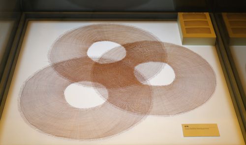 갓 전시관에 전시된 양태(제주=연합뉴스) 변지철 기자 = 제주시 조천읍 교래리에 위치한 갓 전시관에 전시된 양태. 지난 8월 30일 촬영. 2024.9.8