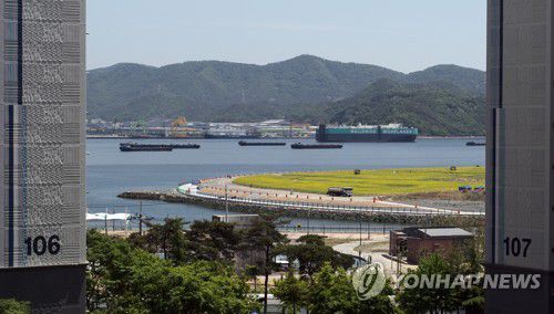 마산해양신도시[연합뉴스 자료사진]