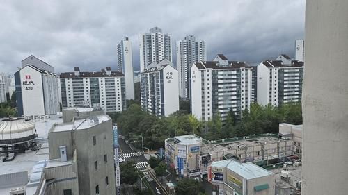 성남시 분당신도시 일대 모습[촬영 이우성]