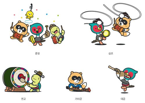 2025 영동세계국악엑스포 응용 캐릭터[영동군 제공. 재판매 및 DB금지]