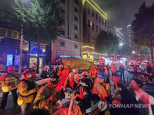 '7명 사망' 부천 호텔 화재 현장 [부천시 제공. 재판매 및 DB 금지] hwan@yna.co.kr