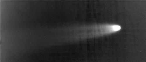 쯔진산-아틀라스 혜성지난 1일 모로코 우카이메덴 관측소에 위치한 천문연의 'OWL-Net'(우주물체 전자광학 감시 시스템) 2호기로 관측한 쯔진산-아틀라스 혜성의 먼지 꼬리. [한국천문연구원 제공. 재판매 및 DB 금지]