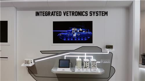 AUSA 2024에서 한화시스템이 선보인 통합전장시스템[한화 제공. 재판매 및 DB 금지]