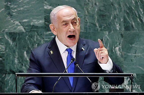 네타냐후 총리[로이터 연합뉴스 자료사진. 재판매 및 DB 금지]