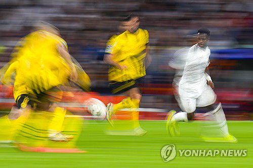 비니시우스의 광속 돌파[AP=연합뉴스]