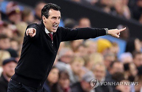 애스턴 빌라의 우나이 에메리 감독[EPA=연합뉴스]