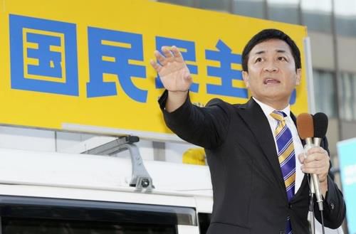 9월 거리 유세 중인 다마키 유이치로 국민민주당 대표[교도 연합뉴스 자료사진. 재판매 및 DB 금지]