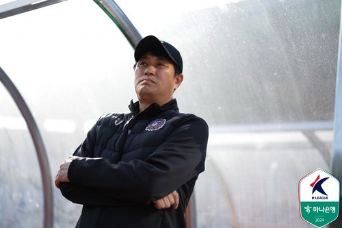 유병훈 안양 감독[한국프로축구연맹 제공. 재판매 및 DB 금지]