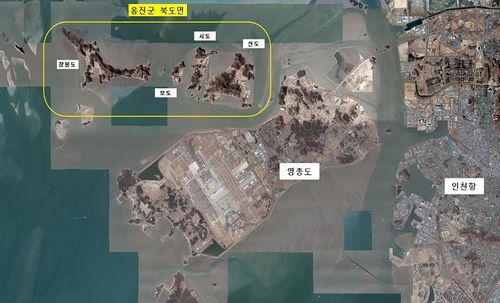 인천시 옹진군 북도면 위치[인천시 제공. 재판매 및 DB 금지]