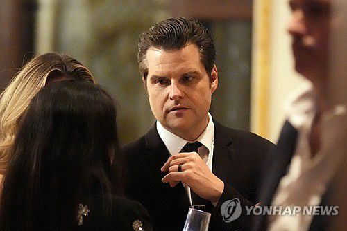 미성년자 성매매 의혹을 받는 맷 게이츠 법무부 장관 지명자. [AP=연합뉴스 자료사진]